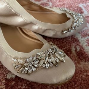 Badgley Mischka Ballet Flats (Wedding Wear!)